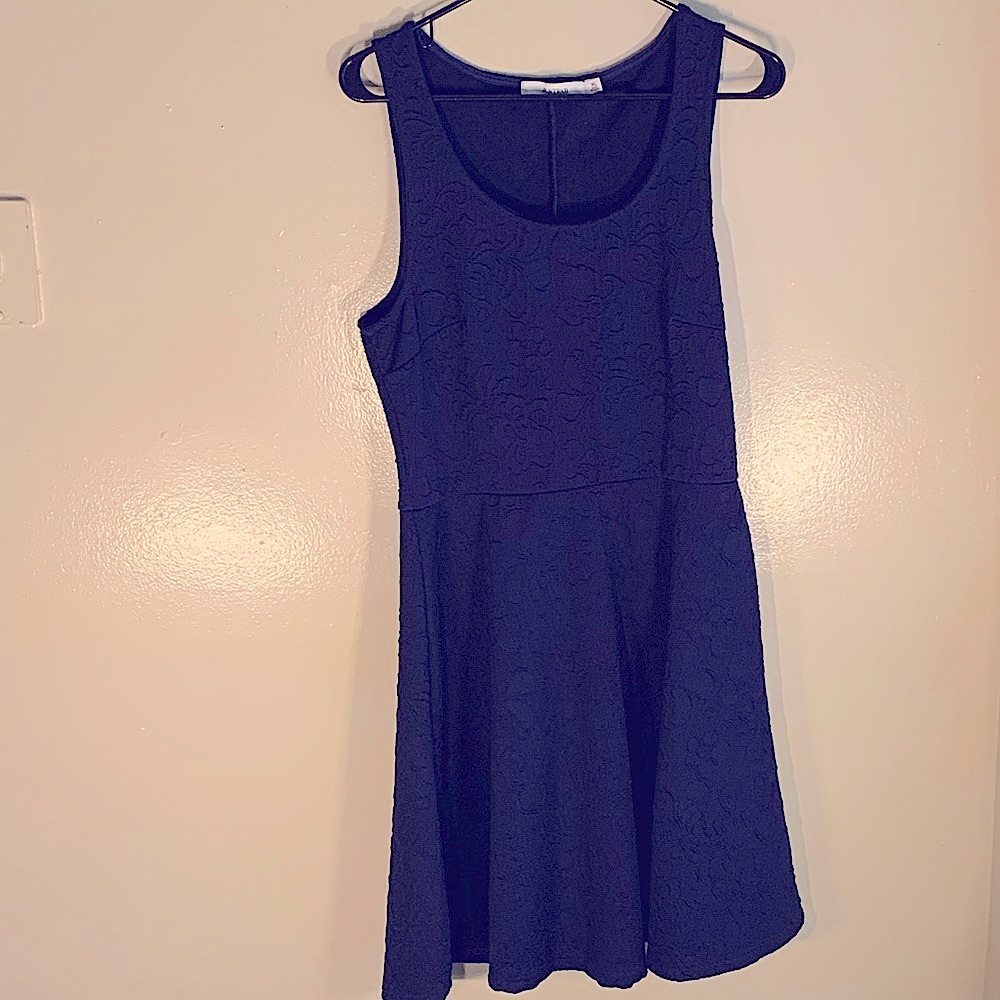 JustFab blue flower dress